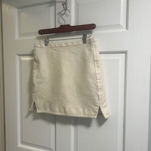 Beautiful J. Crew White Wool Skirt Size 4